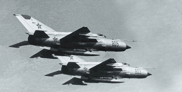 מטוסי מיג 21 באוויר; מכפיל הכוח של סוריה מטוסי מיג 21 באוויר; מכפיל הכוח של סוריה
