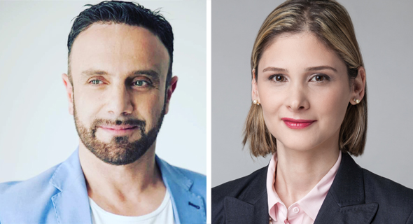 מימין: דינה פסקא רז ושלומי חגי מימין: דינה פסקא רז ושלומי חגי