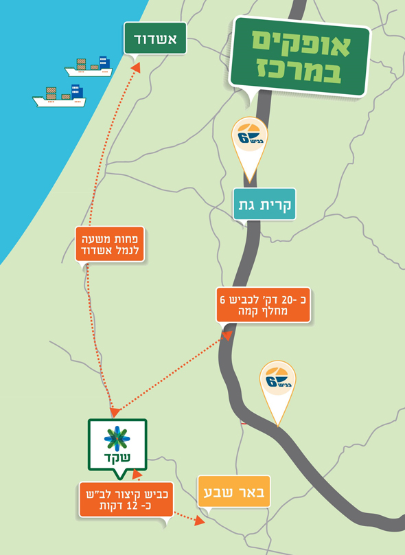 מיקומו של פארק התעשיות שקד מיקומו של פארק התעשיות שקד