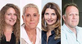 מימין עמיר בירם אילנית מלכיאור מירה אלטמן מאיה הופמן לוי ועידת ירושלים