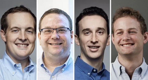 Operator Partners general managers Amit Avner (from right), Zach Weinberg, Gil Shklarski and Nat Turner. Photo: Courtesy Operator Partners general managers Amit Avner (from right), Zach Weinberg, Gil Shklarski and Nat Turner. Photo: Courtesy