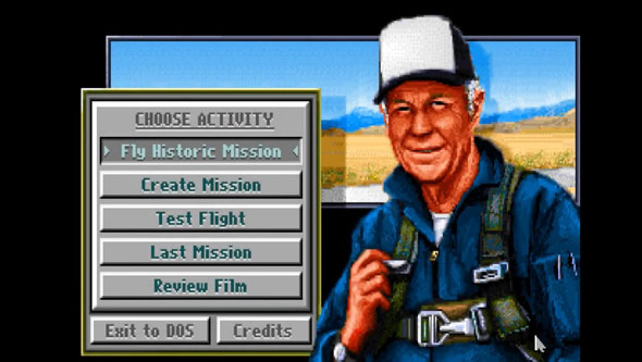משחק המחשב הכי מפורסם של ייגר, Chuck Yeager's Air Combat משחק המחשב הכי מפורסם של ייגר, Chuck Yeager's Air Combat