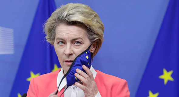 נשיאת הנציבות של האיחוד האירופי אורסולה פון דר ליין 13.12.20 ברקזיט, צילום: איי פי