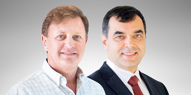 The founders of OrCam and Mobileye, Amnon Shashua (right) and Ziv Aviram. Photo: Tommy Harpaz