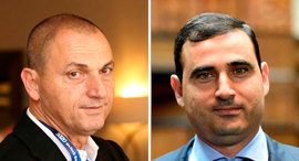 מימין אמיר דיין ו איציק דיין, צילום: אלכסנדר קורנר אוראל כהן