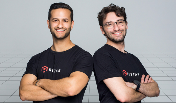 RestAR co-founders Bar Saraf (left) and Shimon Vainer. Photo: Nir Selkman