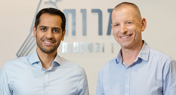 אמיר דננברג (מימין) ואלעד הדר. הפרויקט כדאי גם לעירייה אמיר דננברג (מימין) ואלעד הדר. הפרויקט כדאי גם לעירייה