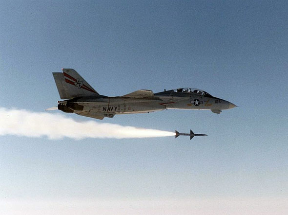 F14 משגר טיל AIM7