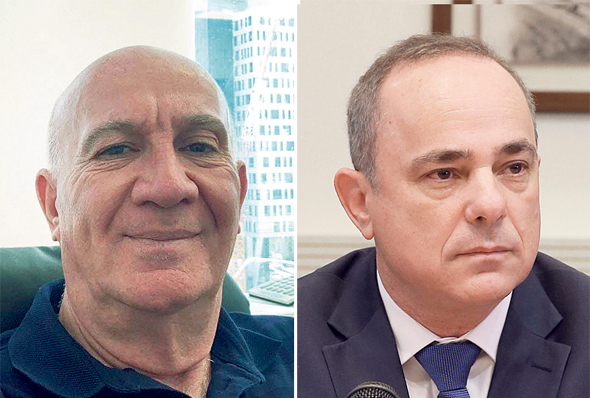מימין: שר האנרגיה יובל שטייניץ ומנכ"ל גז טבעי דרום משה שפיצר מימין: שר האנרגיה יובל שטייניץ ומנכ"ל גז טבעי דרום משה שפיצר