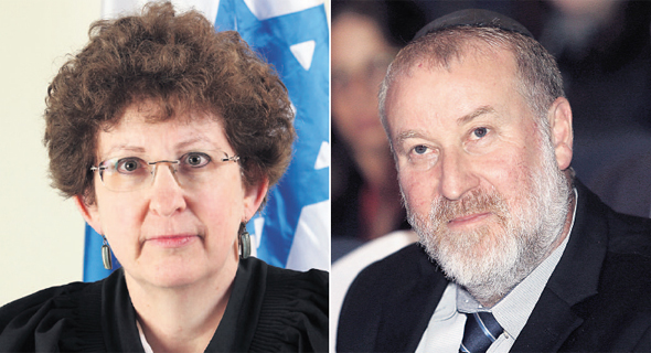 מימין: היועמ"ש אביחי מנדלבליט וראש הרכב השופטים במשפט נתניהו, רבקה פרידמן־פלדמן. ביהמ"ש דרש לראות את ההסכמה מימין: היועמ"ש אביחי מנדלבליט וראש הרכב השופטים במשפט נתניהו, רבקה פרידמן־פלדמן. ביהמ"ש דרש לראות את ההסכמה