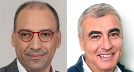 מימין מרק לסרי יו"ר קרן Avenue Capital ערן פלג קלאריטי קפיטל כנס השקעות ביום שאחרי