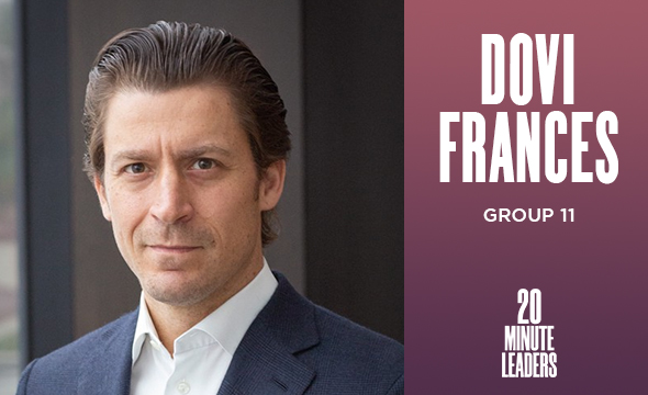 Dovi Frances. Photo: Group 11 Dovi Frances. Photo: Group 11