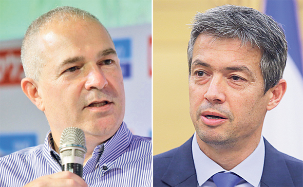 מימין: יועז הנדל ומנכ"ל בזק דודו מזרחי. הנדל מיהר להכריז על רפורמה לפני שעזב מימין: יועז הנדל ומנכ"ל בזק דודו מזרחי. הנדל מיהר להכריז על רפורמה לפני שעזב
