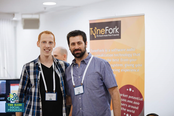 The founders of TuneFork, Yoav Blai and Tomer Shor. Photo: PR