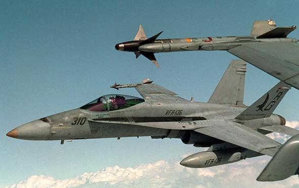 מטרה לא אטרקטיבית. F18 מטרה לא אטרקטיבית. F18