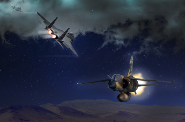 קרב בלתי צפוי. מיראז' ו-F15 קרב בלתי צפוי. מיראז' ו-F15