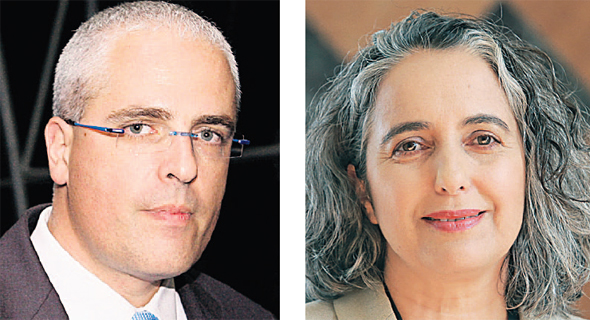 יו"ר רשות ני"ע ענת גואטה ויו"ר איגוד קרנות הנאמנות אלי בבלי יו"ר רשות ני"ע ענת גואטה ויו"ר איגוד קרנות הנאמנות אלי בבלי