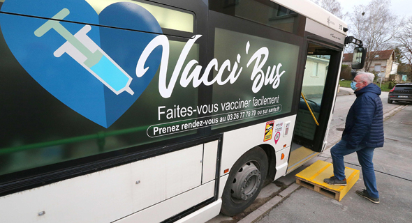 "אוטובוס חיסונים" בצרפת