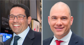 מימין אילן גרזי אסף חומוסני כנס שוק ההון