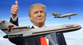 הקברניט דונלד טראמפ חברת תעופה מטוס נוסעים, צילום: cleanpng, xplane, join