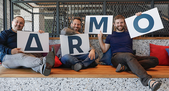 ARMO co-founders Benjamin Hirschberg (from right), Shauli Rozen and Leonid Sandler. Photo: Lior Tamim ARMO co-founders Benjamin Hirschberg (from right), Shauli Rozen and Leonid Sandler. Photo: Lior Tamim