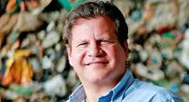 מנכ”ל UBQ ג'ק (טאטו) ביכיו. “במקום שמשאית הזבל תיסע למטמנה, היא נוסעת ישר למפעל שלנו", צילום: עמית שעל