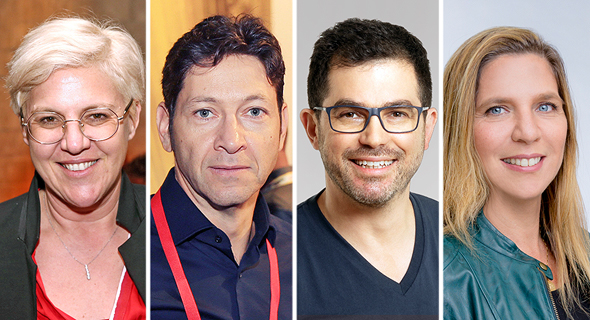 Merav Weinryb (from right), Eyal Niv, Yossi Moldawsky and Fiona Darmon. Photo: Orel Cohen/Yoram Reshef/Courtesy Merav Weinryb (from right), Eyal Niv, Yossi Moldawsky and Fiona Darmon. Photo: Orel Cohen/Yoram Reshef/Courtesy