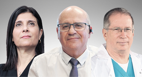 מימין: מיכאל הלברטל, חזי לוי ואורלי וינשטיין. מחלקות קורונה על חשבון פנימיות מימין: מיכאל הלברטל, חזי לוי ואורלי וינשטיין. מחלקות קורונה על חשבון פנימיות