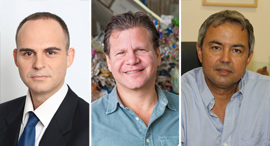 מימין גיל ליבנה ג'ק ביג'יו אבי בלאו פאנל ועידה מעגלית