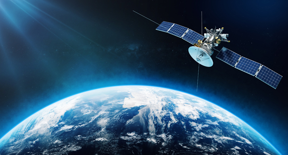 The company&#39;s satellites fly in lower-earth orbit which allows for more robust high-speed broadband connectivity (illustration). Photo: Shutterstock