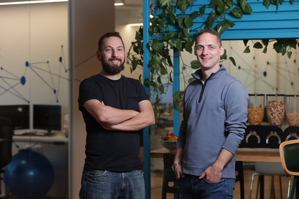 Webselenese founders Ran Greenberg (right) and Ariel Hochstadt. Photo: Alon Giladi