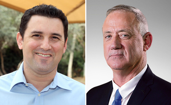 מימין בני גנץ ו איתן גינזבורג, צילומים: דנה קופל, יריב כץ