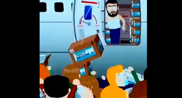 פרק בסאות'פארק על החיסונים הישראליים