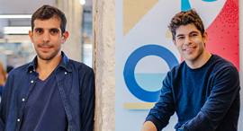Yotpo co-founders Omri Cohen (left) and Tomer Tagrin. Photo: Mor Shani