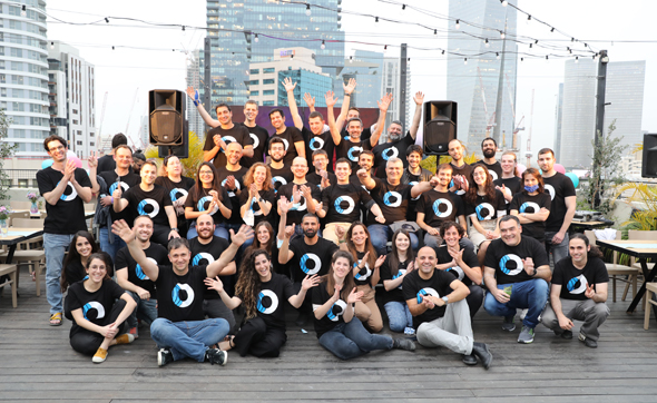 Orca Security's team celebrate their latest funding round. Photo: Orca Security