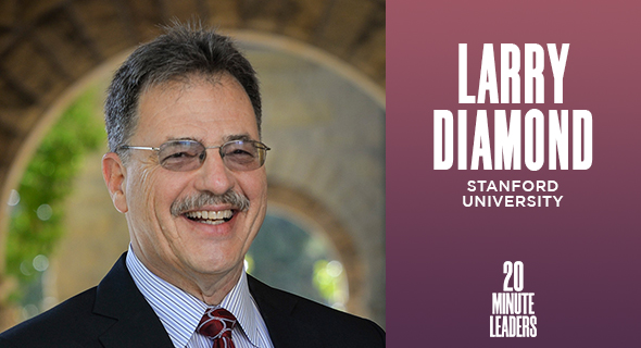 Larry Diamond, senior fellow at the Hoover Institution at Stanford. Photo: Fundacao Fernando