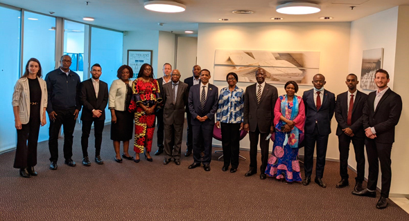 Aura Air met with 10 ambassadors from African nations. Photo: Aura Air Aura Air met with 10 ambassadors from African nations. Photo: Aura Air