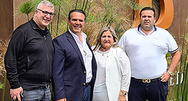 אורן נורית מוטי יוסי כהן זירת הנדלן, צילום: מתן אבני אורן נורית מוטי יוסי כהן זירת הנדלן, צילום: מתן אבני