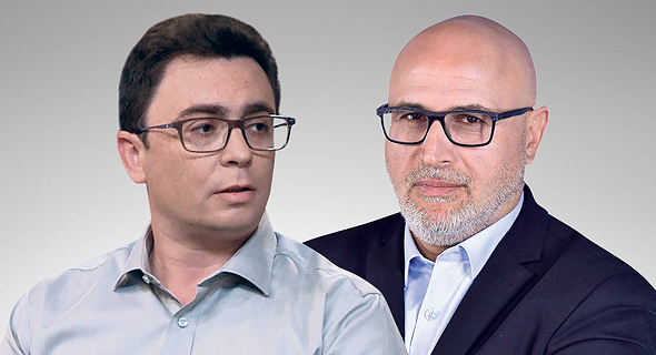 מימין: מנכ"ל המשרד להגנת הסביבה דוד יהלומי ומנכ"ל משרד השיכון יאיר פינס. דעות מנוגדות מימין: מנכ"ל המשרד להגנת הסביבה דוד יהלומי ומנכ"ל משרד השיכון יאיר פינס. דעות מנוגדות