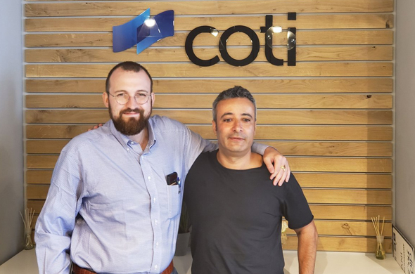 COTI CEO Shahaf Bar-Geffen (right) and Cardano founder Charles Hoskinson. Photo: COTI PR COTI CEO Shahaf Bar-Geffen (right) and Cardano founder Charles Hoskinson. Photo: COTI PR