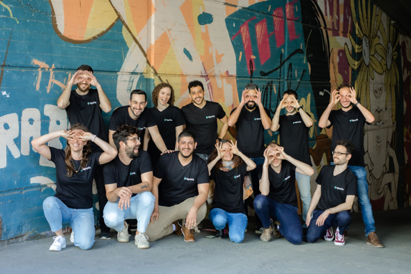 The Aporia team. Photo: Omar HaCohen The Aporia team. Photo: Omar HaCohen