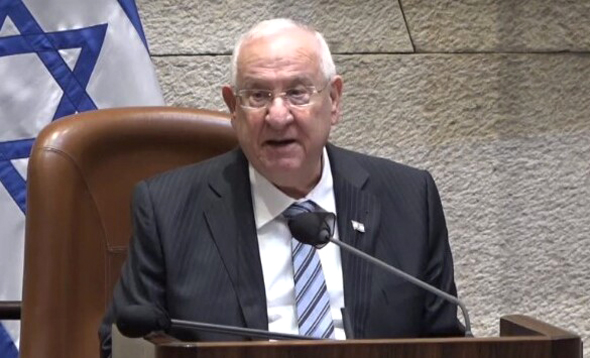 הנשיא ראובן ריבלין בנאומו בכנסת הנשיא ראובן ריבלין בנאומו בכנסת