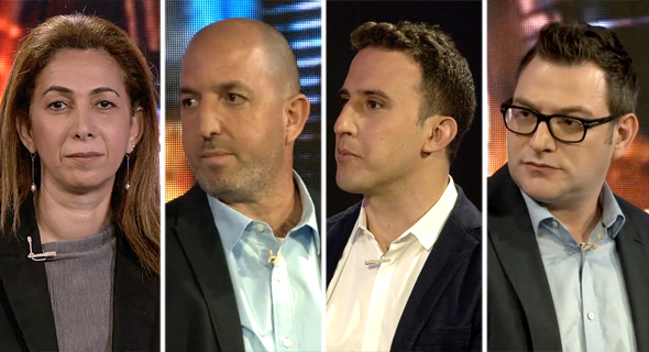 מימין: ניר זאוברר, אורי מאי, ליאור כלב ולינור דלומי מימין: ניר זאוברר, אורי מאי, ליאור כלב ולינור דלומי