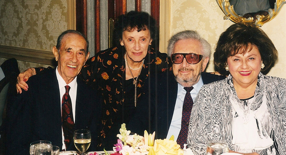 אברהם ושרה זילברשטיין והנרי וסוזי אורנשטיין , צילום: באדיבות משפחת זילברשטין