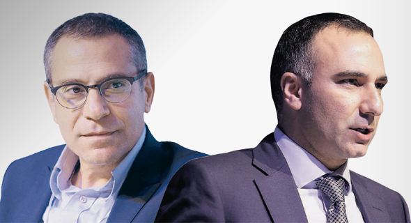 מימין: מנכ”ל דלק קידוחים יוסי אבו ומנהל רשות המסים ערן יעקב. הרשות הורתה לשלם 10 מיליון דולר מקדמה מימין: מנכ”ל דלק קידוחים יוסי אבו ומנהל רשות המסים ערן יעקב. הרשות הורתה לשלם 10 מיליון דולר מקדמה