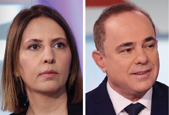 מימין: יובל שטייניץ וגילה גמליאל מימין: יובל שטייניץ וגילה גמליאל