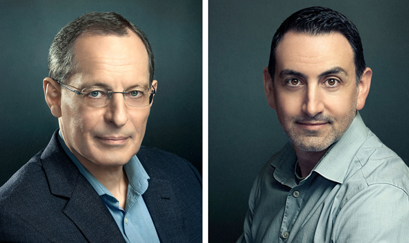 Professor Eugene Kandel (left) and Uri Gabai. Photo: Miri Davidovitz Professor Eugene Kandel (left) and Uri Gabai. Photo: Miri Davidovitz