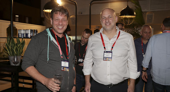 מימין טלור ארדן בנק הפועלים ועמי גל מנכ"ל SQream, צילום: אוראל כהן