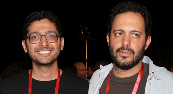 מימין גל שאול Augury וגיא ניצן מ-Intsights , צילום: אוראל כהן