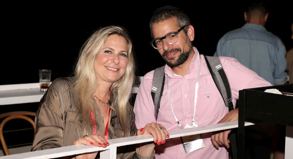 מימין יוני לוקסנבורג מאלמנטור וסיון שמרי דהן מקומרה , צילום: אוראל כהן